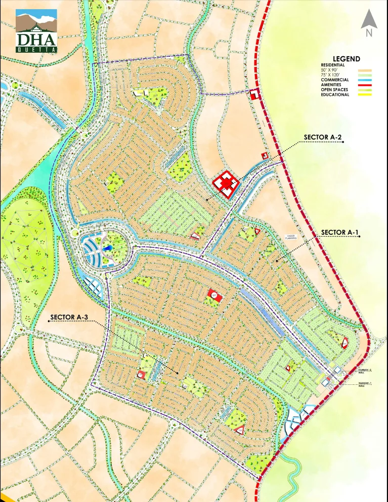 DHA-Quetta-Map